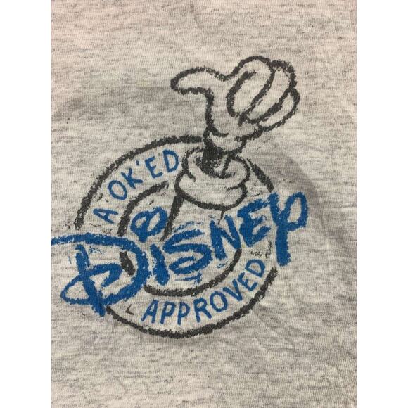 Walt Disney Mickey Inc  Mens XL Gray Goofy Graphic T Shir Vintage 90s Big Print - Picture 11 of 12